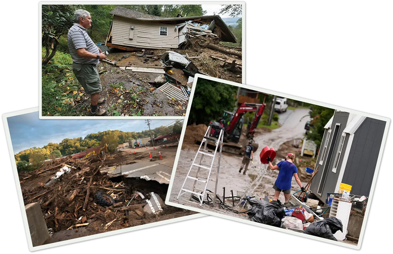 Disaster recovery photos