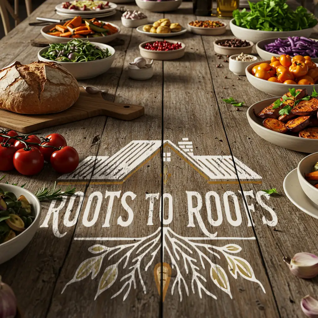Roots to Roof Farm to Table Logo